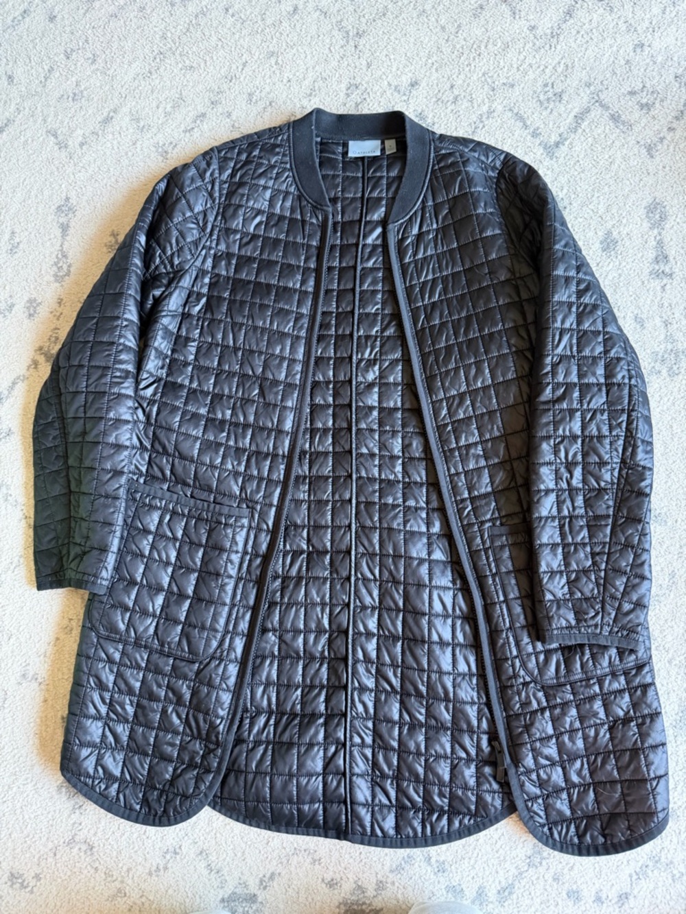 Athleta Black Quilted Jacket